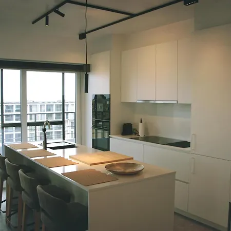 度假居 Bel Air - Modern 2-bedroom With Spacious Terraces T165 奥斯滕德